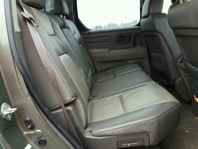 2HJYK16506H511102 - 2006 HONDA RIDGELINE BROWN photo 6