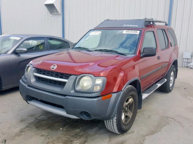 5N1ED28T24C637833 - 2004 NISSAN XTERRA XE MAROON photo 2