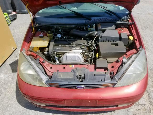 1FAFP38373W289696 - 2003 FORD FOCUS ZTS RED photo 7