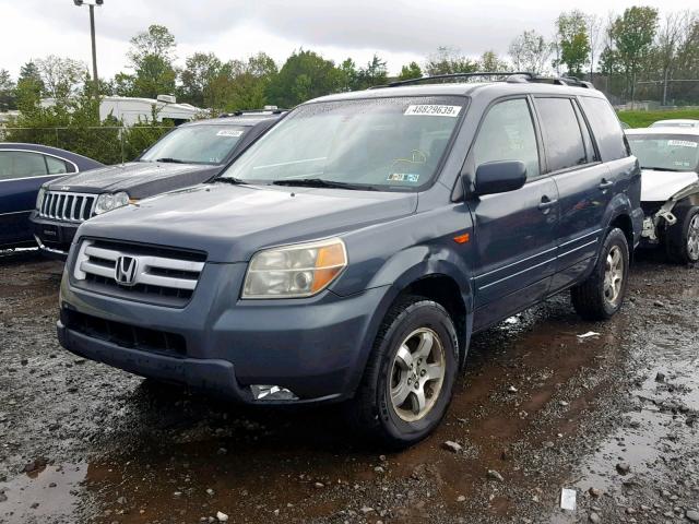 5FNYF18596B014576 - 2006 HONDA PILOT EX GRAY photo 2