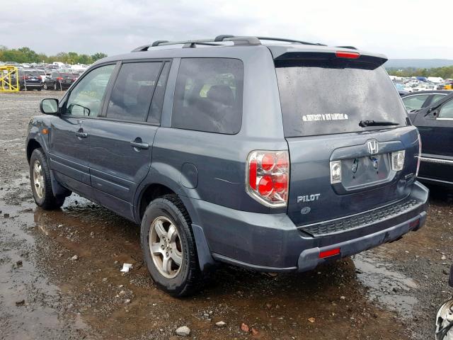 5FNYF18596B014576 - 2006 HONDA PILOT EX GRAY photo 3