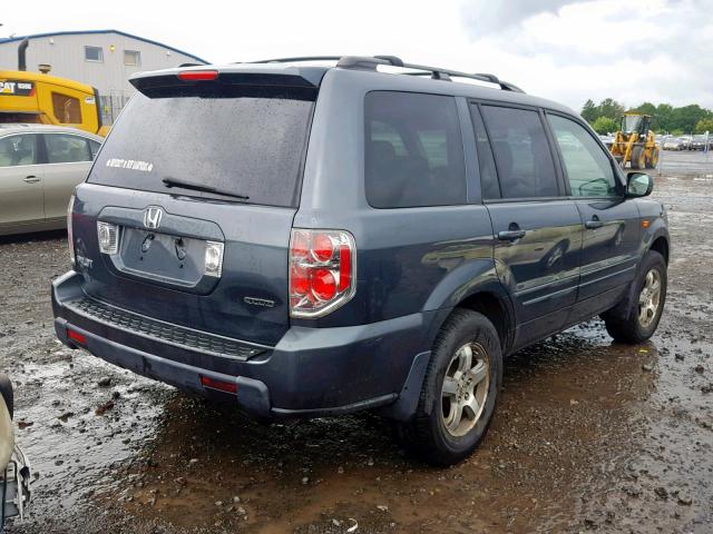 5FNYF18596B014576 - 2006 HONDA PILOT EX GRAY photo 4