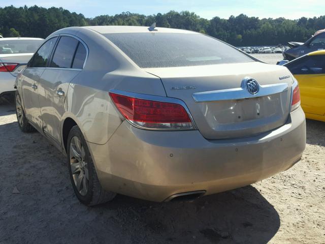 1G4GD5E35CF111398 - 2012 BUICK LACROSSE P GOLD photo 3