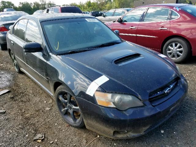 4S3BL676756211259 - 2005 SUBARU LEGACY GT BLACK photo 1