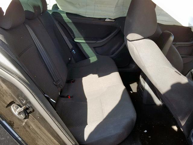 3VW1K7AJ0DM262874 - 2013 VOLKSWAGEN JETTA BASE 黑色 照片 6