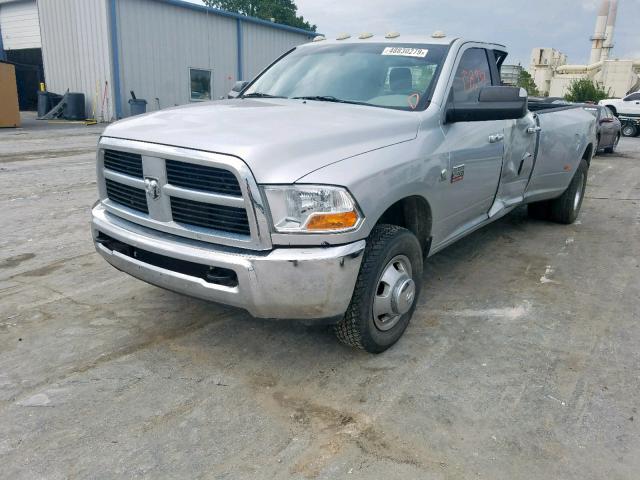 3D73M4CL4BG591937 - 2011 DODGE RAM 3500 SILVER photo 2