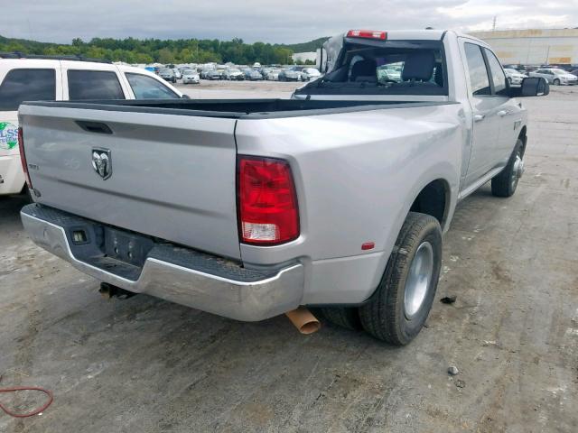 3D73M4CL4BG591937 - 2011 DODGE RAM 3500 SILVER photo 4