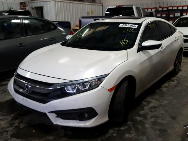 19XFC1F71GE044747 - 2016 HONDA CIVIC EXL WHITE photo 2