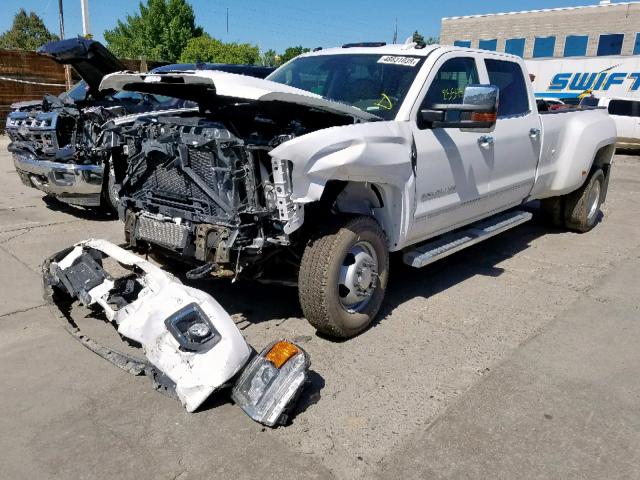 1GT42YEY2HF118312 - 2017 GMC SIERRA K35 WHITE photo 2