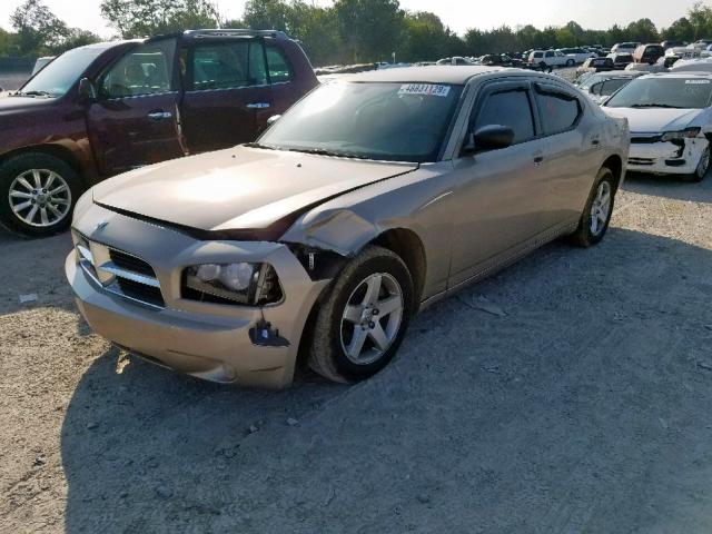 2B3KA33V89H507141 - 2009 DODGE CHARGER SX TAN photo 2