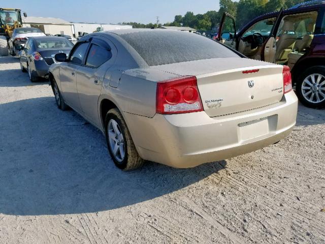 2B3KA33V89H507141 - 2009 DODGE CHARGER SX TAN photo 3