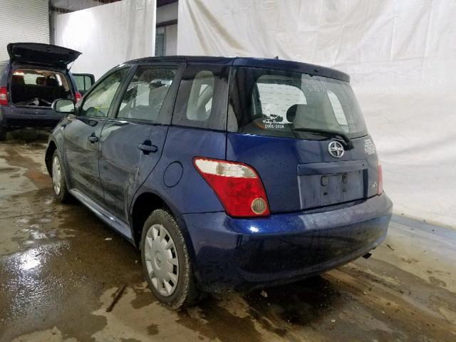 JTKKT604160157771 - 2006 TOYOTA SCION XA BLUE photo 3