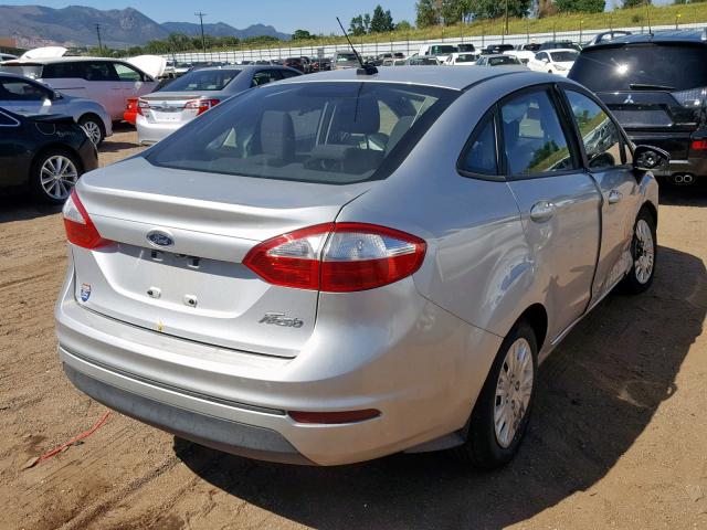 3FADP4AJXJM144221 - 2018 FORD FIESTA S SILVER photo 4