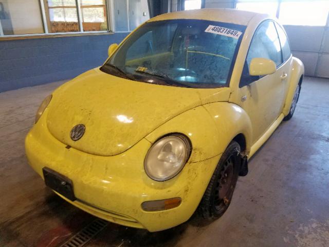 3VWBC21C0YM468417 - 2000 VOLKSWAGEN NEW BEETLE ყვითელი ფოტო 2