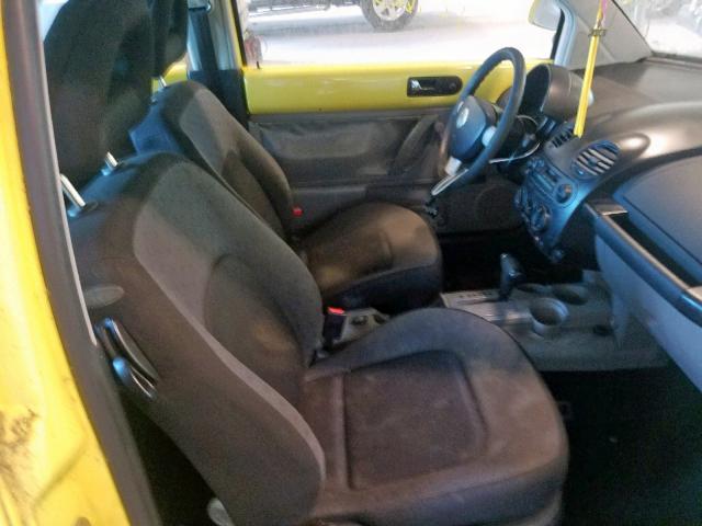 3VWBC21C0YM468417 - 2000 VOLKSWAGEN NEW BEETLE ყვითელი ფოტო 5