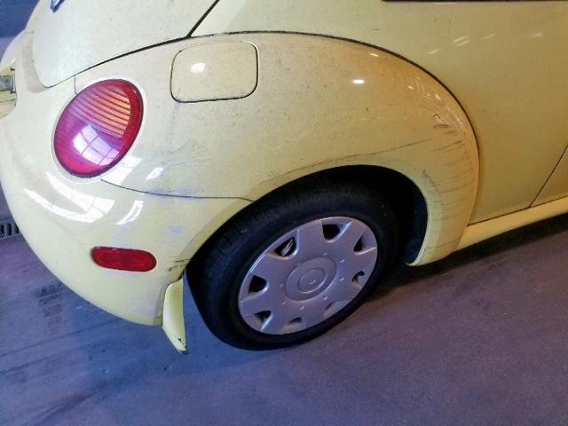 3VWBC21C0YM468417 - 2000 VOLKSWAGEN NEW BEETLE ყვითელი ფოტო 9