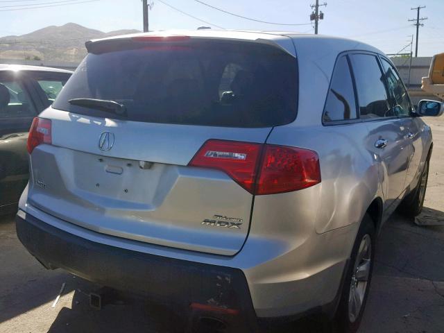 2HNYD28817H546934 - 2007 ACURA MDX SPORT SILVER photo 4