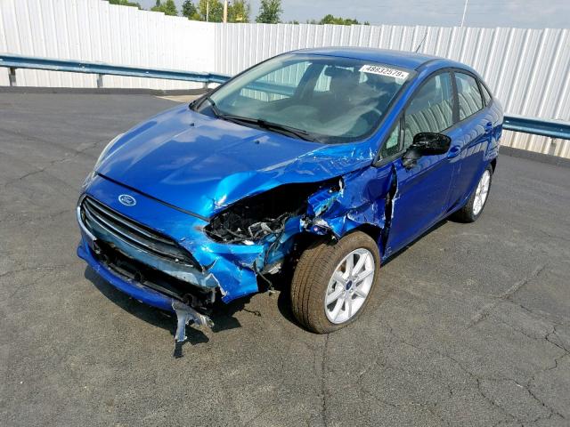 3FADP4BJ6KM124239 - 2019 FORD FIESTA SE BLUE photo 2