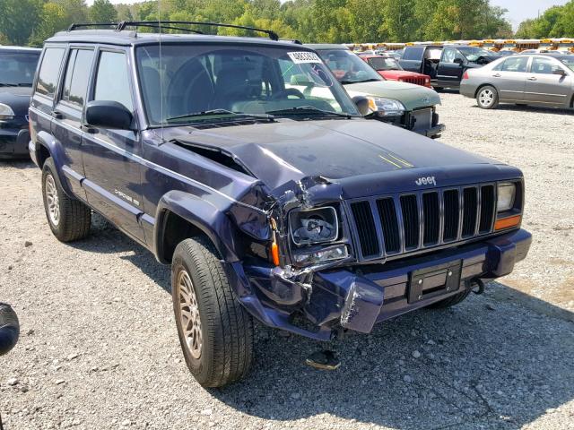 1J4FJ78S4WL270355 - 1998 JEEP CHEROKEE L BLUE photo 1