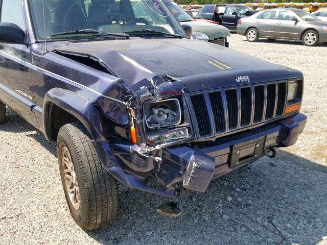 1J4FJ78S4WL270355 - 1998 JEEP CHEROKEE L BLUE photo 9