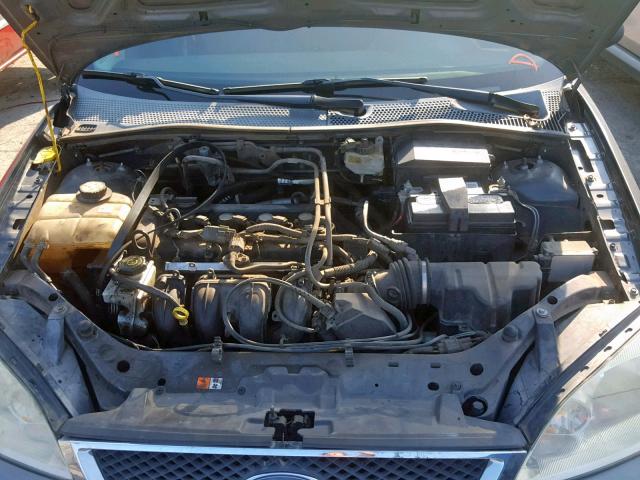 1FAFP34NX6W225129 - 2006 FORD FOCUS ZX4 GRAY photo 7