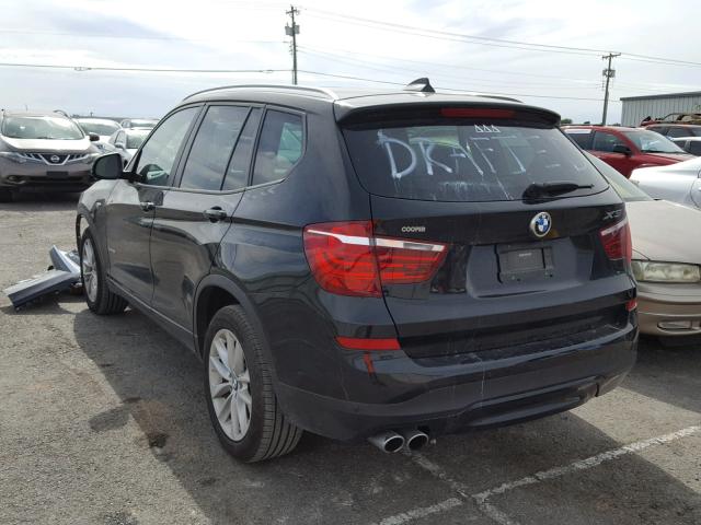 5UXWZ7C39H0X41840 - 2017 BMW X3 SDRIVE2 Қара фото 3