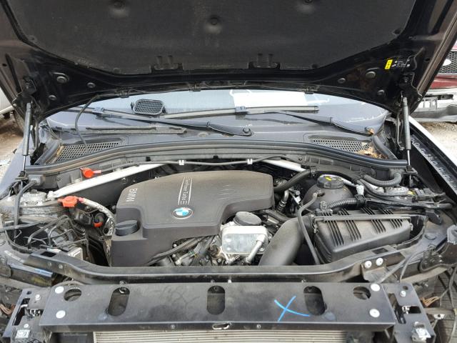 5UXWZ7C39H0X41840 - 2017 BMW X3 SDRIVE2 Қара фото 7