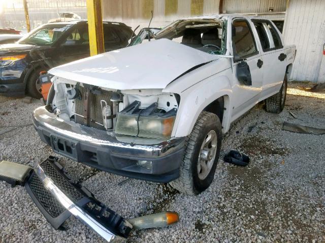 1GCDS136168170234 - 2006 CHEVROLET COLORADO WHITE photo 2