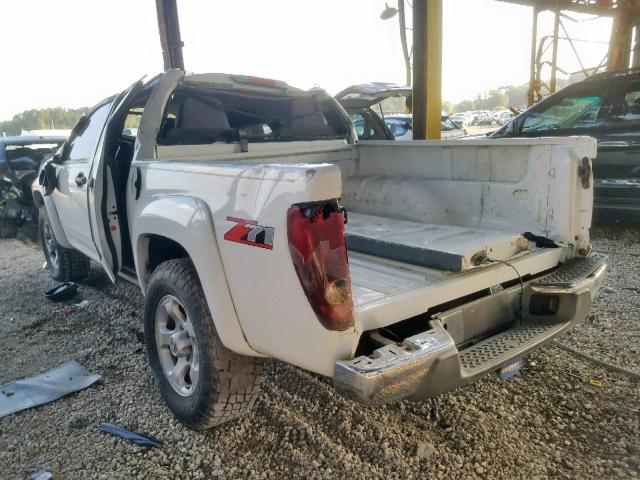 1GCDS136168170234 - 2006 CHEVROLET COLORADO WHITE photo 3