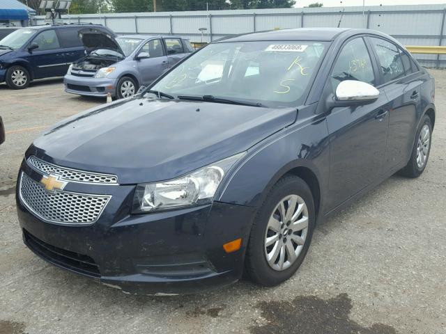 1G1PA5SH9E7178234 - 2014 CHEVROLET CRUZE LS CHARCOAL photo 2