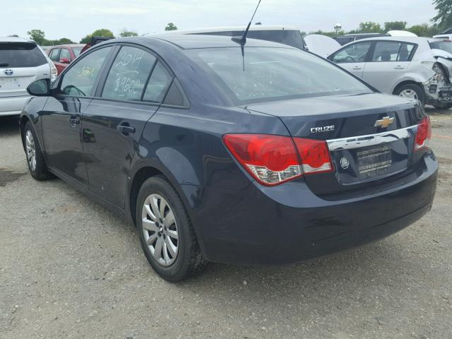 1G1PA5SH9E7178234 - 2014 CHEVROLET CRUZE LS CHARCOAL photo 3