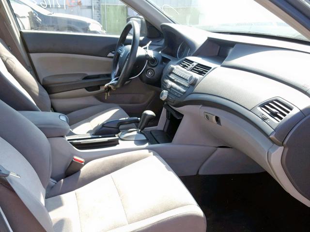 1HGCP26399A193523 - 2009 HONDA ACCORD LX GRAY photo 5