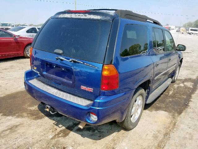 1GKES16S666137713 - 2006 GMC ENVOY XL BLUE photo 4