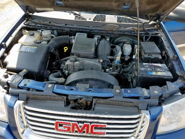 1GKES16S666137713 - 2006 GMC ENVOY XL BLUE photo 7