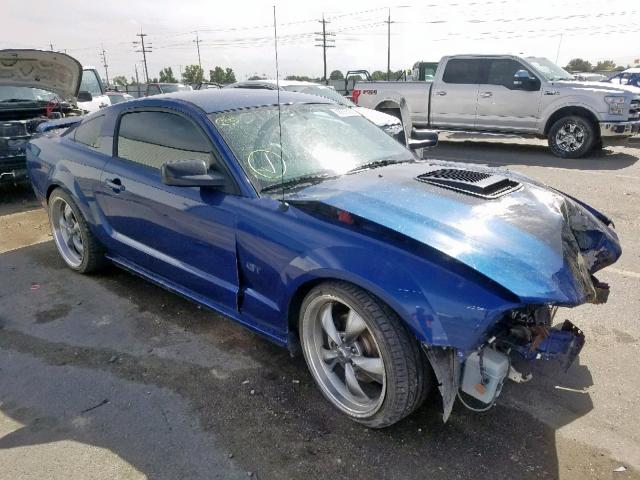 1ZVFT82H865169386 - 2006 FORD MUSTANG GT BLUE photo 1