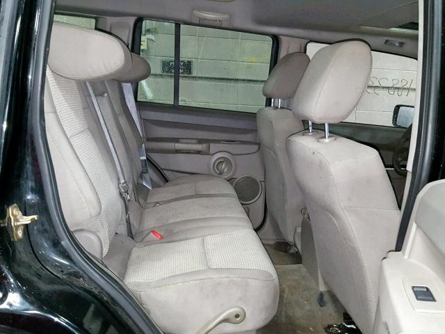 1J8HG48P57C620075 - 2007 JEEP COMMANDER 黑色 照片 6