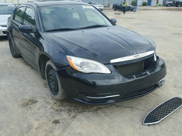 1C3BC4FB5BN559909 - 2011 CHRYSLER 200 LX BLACK photo 1