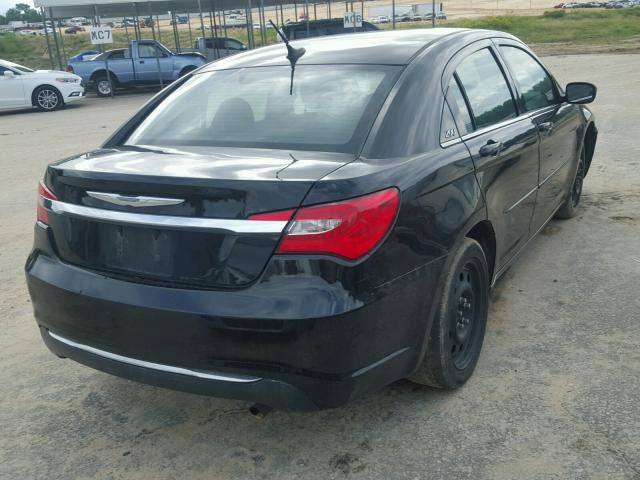 1C3BC4FB5BN559909 - 2011 CHRYSLER 200 LX BLACK photo 4