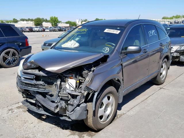 3CZRE3H30BG702952 - 2011 HONDA CR-V LX BROWN photo 2