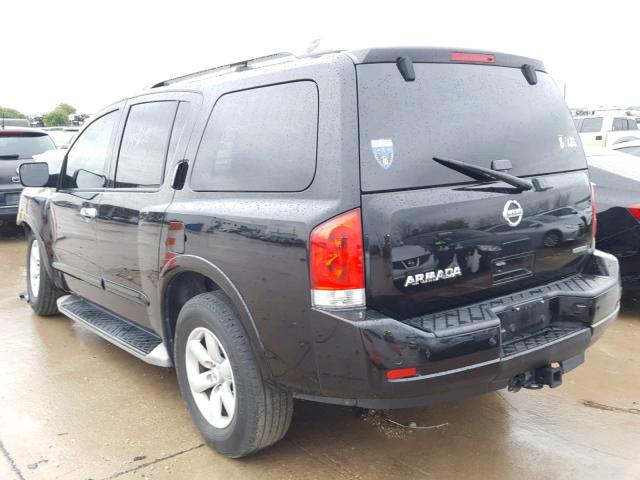 5N1BA0ND7EN604958 - 2014 NISSAN ARMADA SV BLACK photo 3