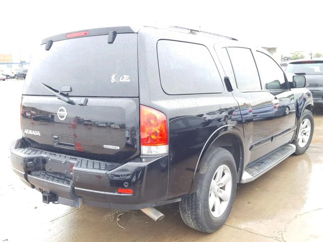 5N1BA0ND7EN604958 - 2014 NISSAN ARMADA SV BLACK photo 4