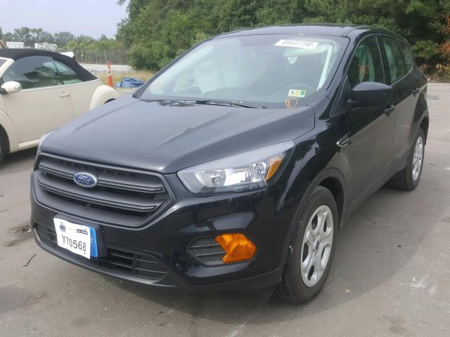 1FMCU0F75JUC55397 - 2018 FORD ESCAPE S BLACK photo 2