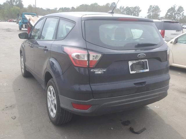 1FMCU0F75JUC55397 - 2018 FORD ESCAPE S BLACK photo 3