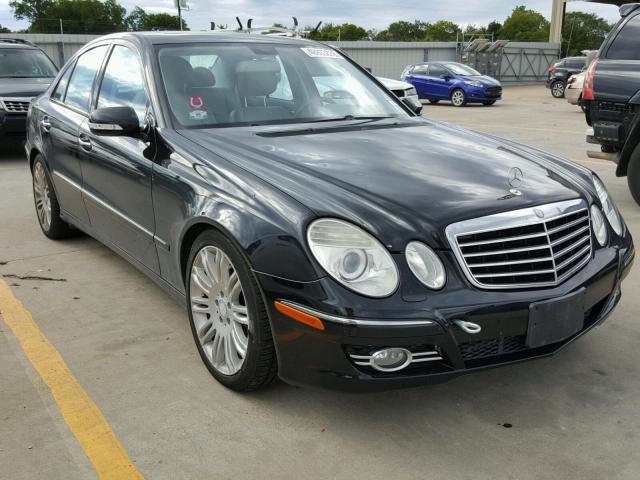 WDBUF56X78B212426 - 2008 MERCEDES-BENZ E 350 BLACK photo 1