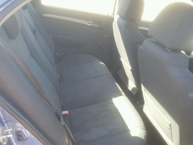 KL1TD56E69B340022 - 2009 CHEVROLET AVEO LS BLUE photo 6