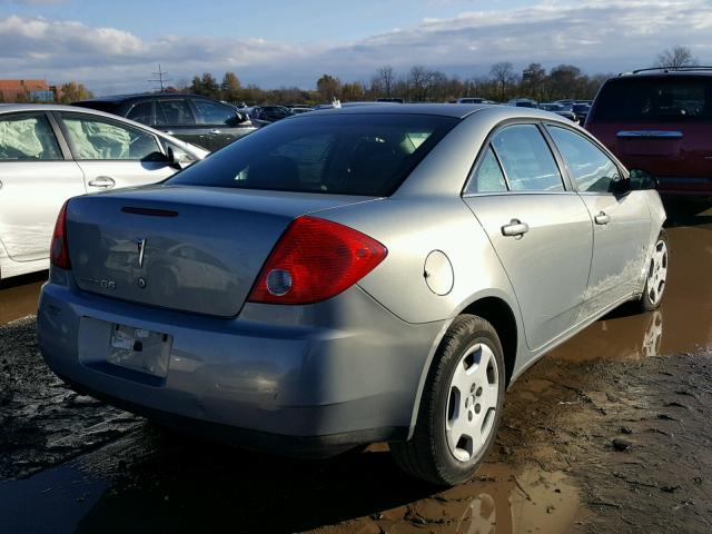 1G2ZF57B184286623 - 2008 PONTIAC G6 VALUE L BLUE photo 4