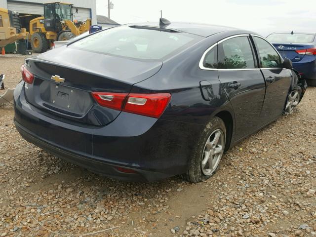1G1ZB5ST6JF108877 - 2018 CHEVROLET MALIBU LS ლურჯი ფოტო 4