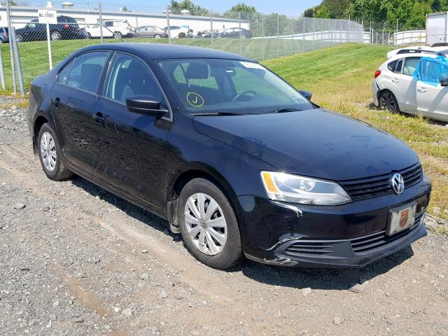 3VW2K7AJ0DM247537 - 2013 VOLKSWAGEN JETTA BASE BLACK photo 1