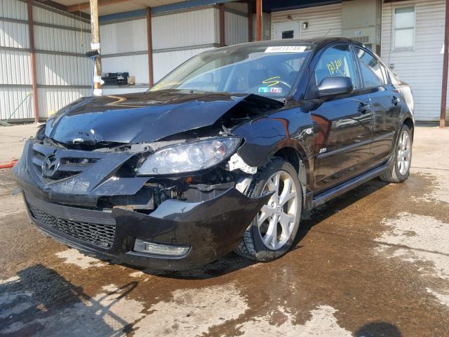 JM1BK323871601236 - 2007 MAZDA 3 S BLACK photo 2