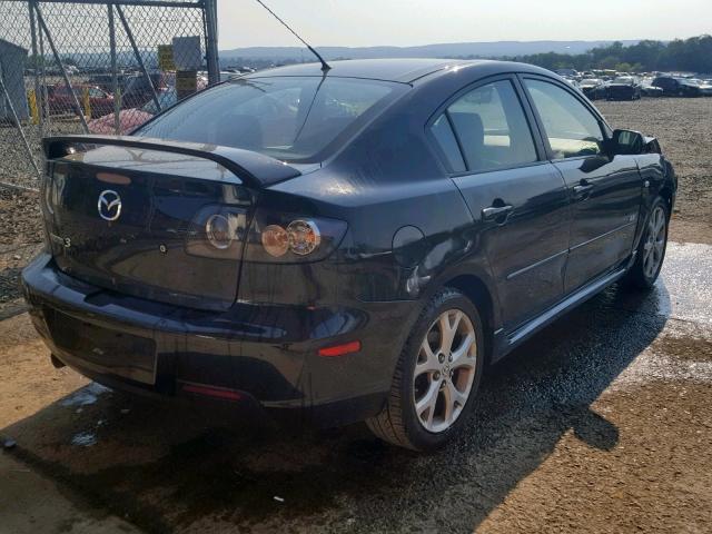 JM1BK323871601236 - 2007 MAZDA 3 S BLACK photo 4